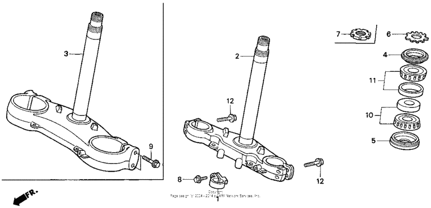Steering stem 90-94