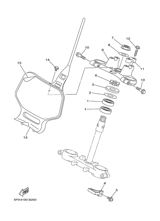 YZ85LW Управление