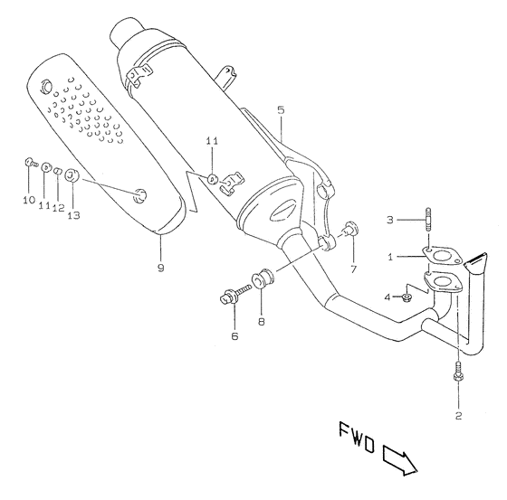 Muffler comp