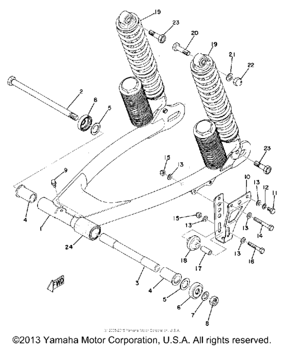 Rear arm - rear cushion
