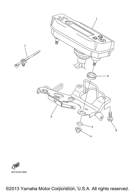 WR250X Приборы