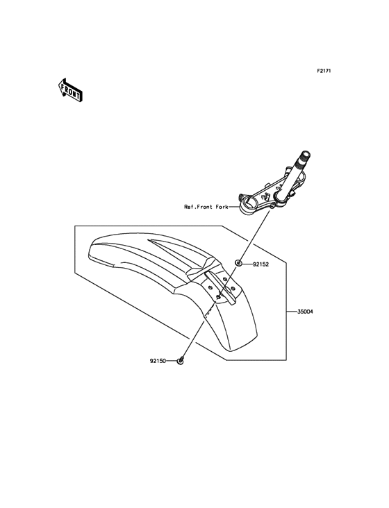  Крыло переднее