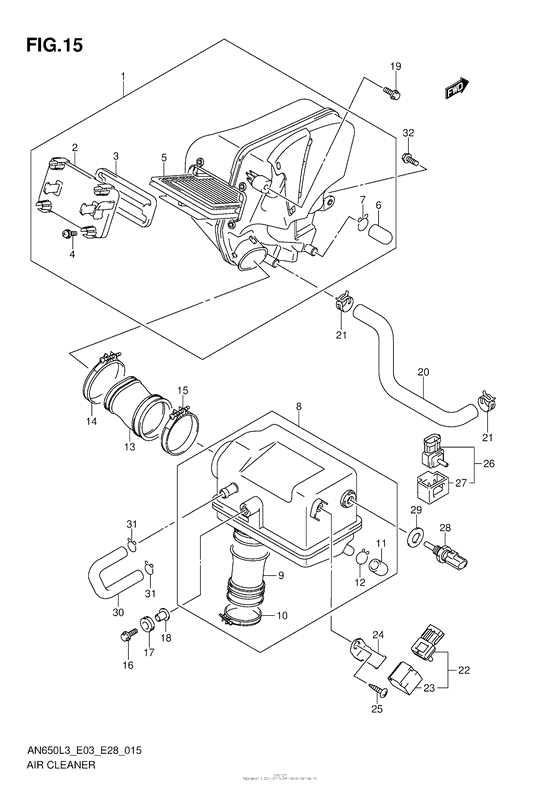 Air Cleaner (An650L3 E03)