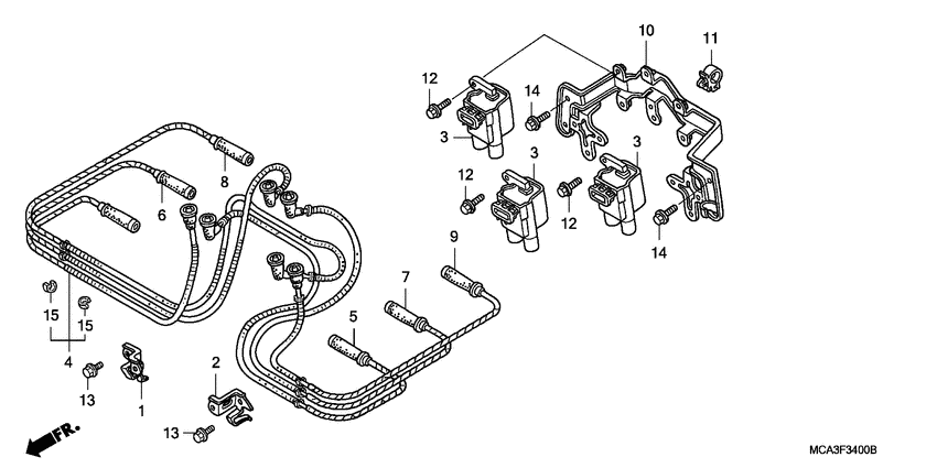 GL1800 (ABS) Катушка зажигания