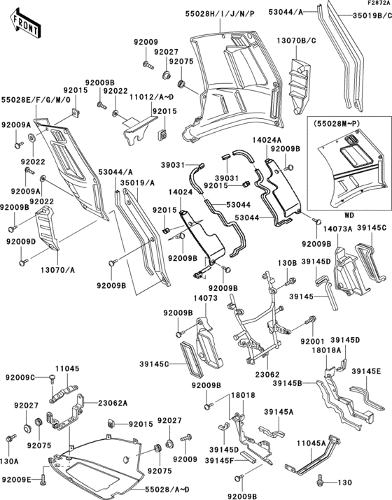 Cowling lowers(1/3)(zg1000-a2/a3/a3a)