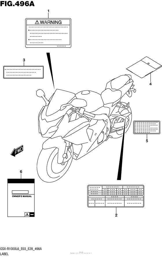 Label (Gsx-R1000L6 E03)