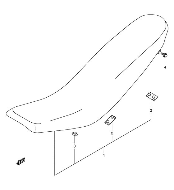 DR-Z400 Пружина