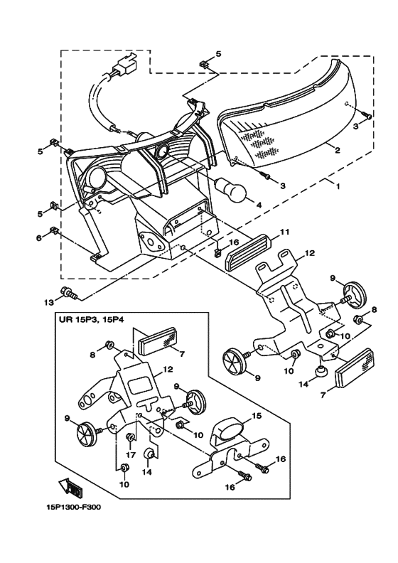 Taillight unit ass`y