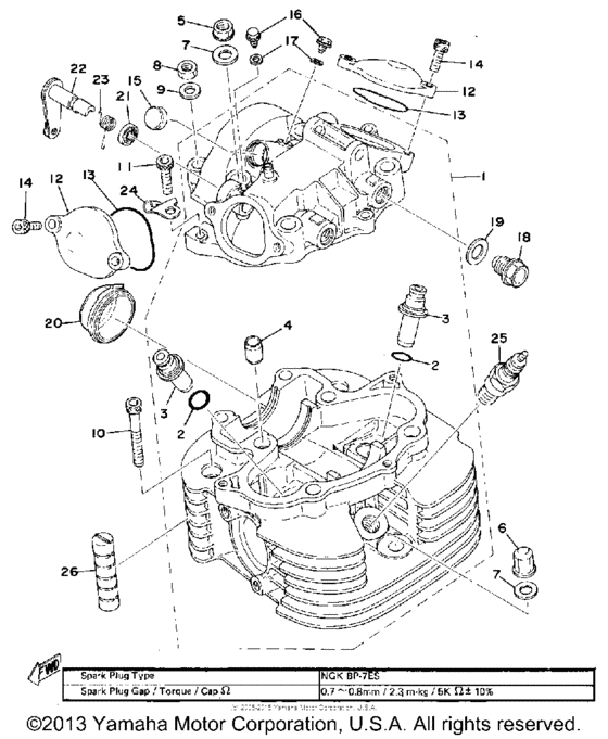 Cylinder head - cylinder head cover