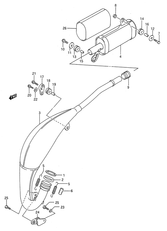 Muffler comp