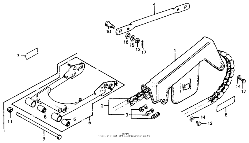 Drive chain + swingarm