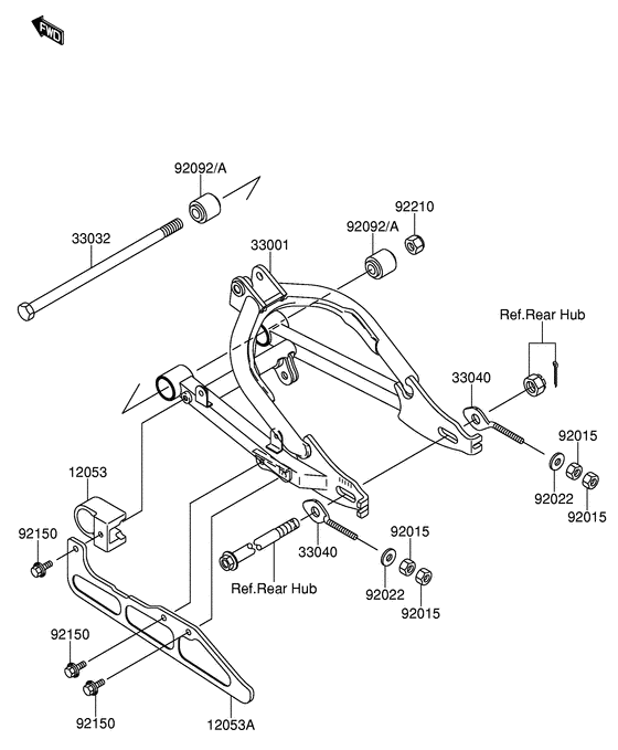 DR-Z110 Маятник
