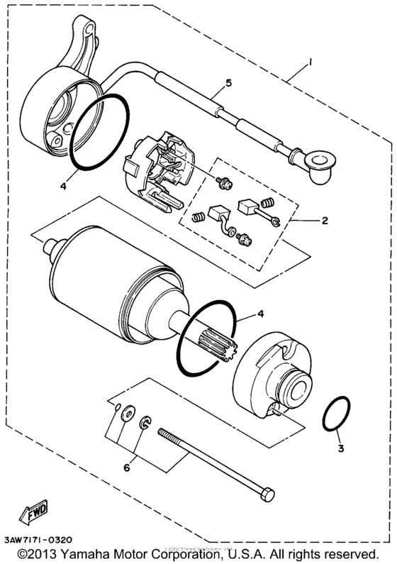 TW200HC Стартер
