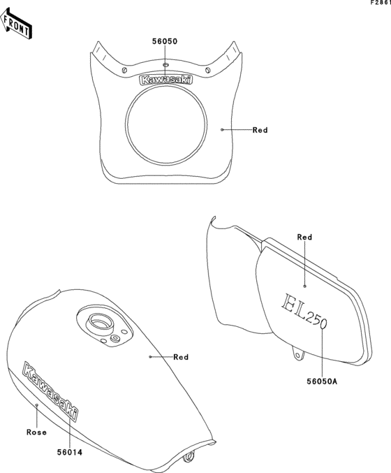 EL250 Наклейки