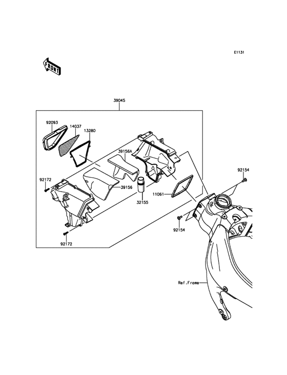 ZX636 Воздуховод