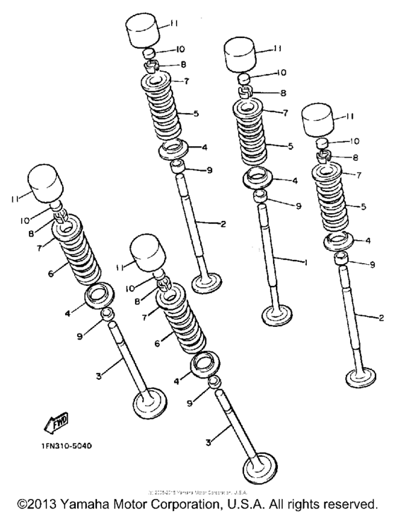 FZX700T Клапана