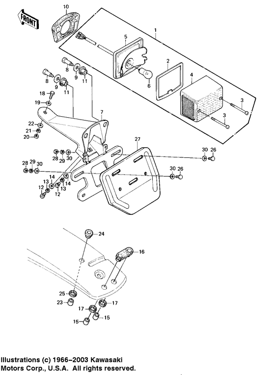 Taillight unit ass`y