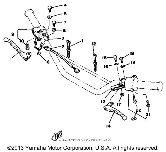 Handle switch - lever