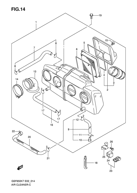 GSF650S Воздухоочиститель