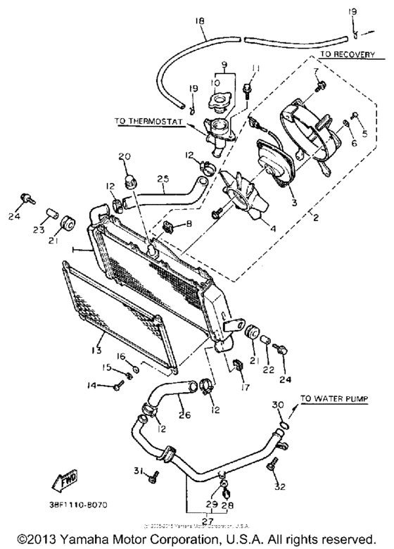 FZR400SWC Радиатор и Патрубки