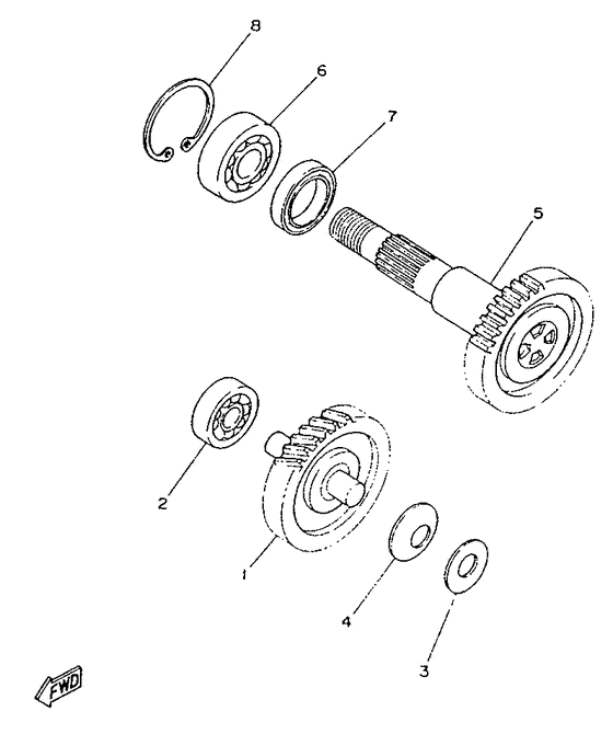 YA50R Трансмиссия