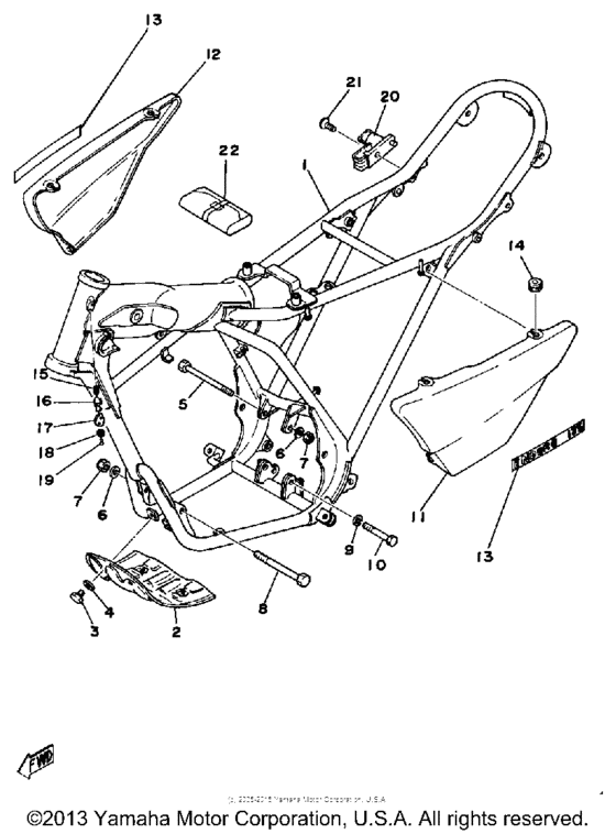 Frame side cover