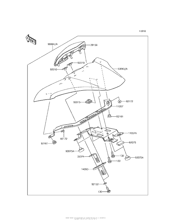 ZR900 Accessory (Single Seat Cover)