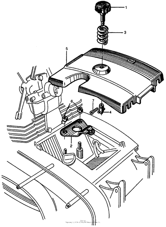 Upper crankcase cover