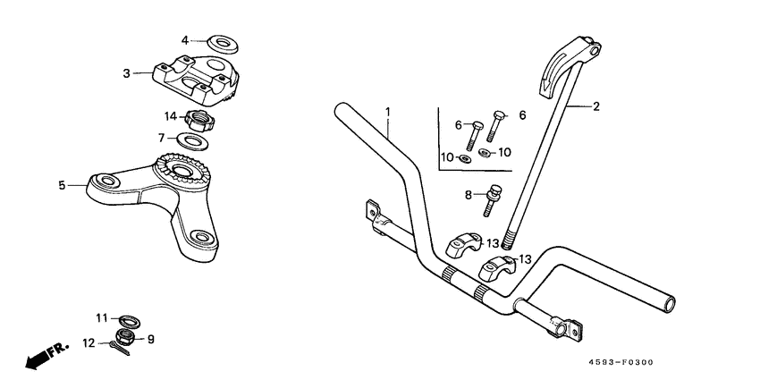 Handle pipe/top bridge