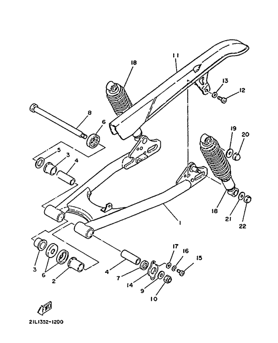 Rear arm. suspension
