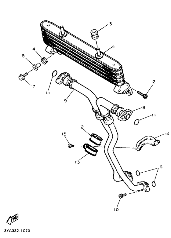 FJ1200 Масляный картер