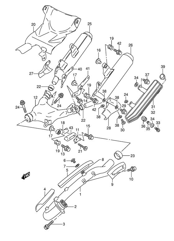 Muffler comp