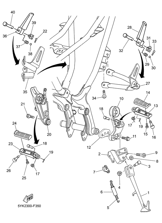 Stand & footrest