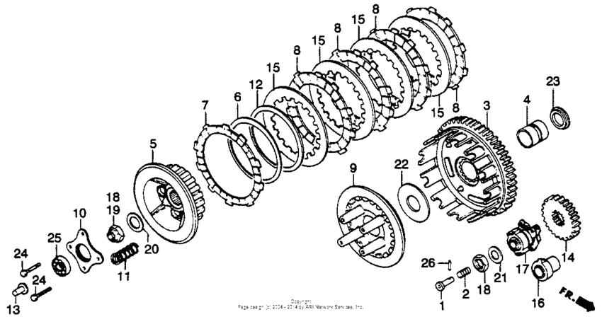 Clutch + spark advancer