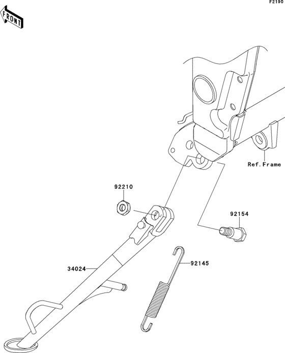 EX300 Подножка