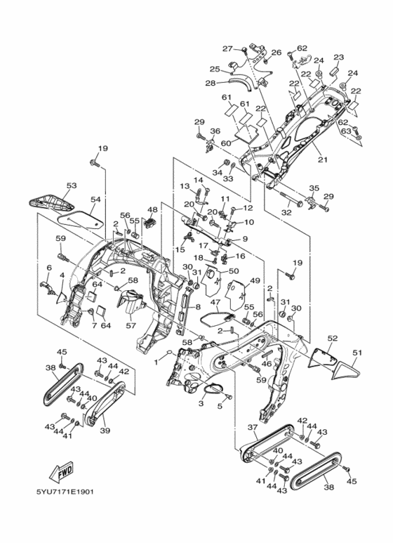 MT01 MT01V Frame comp