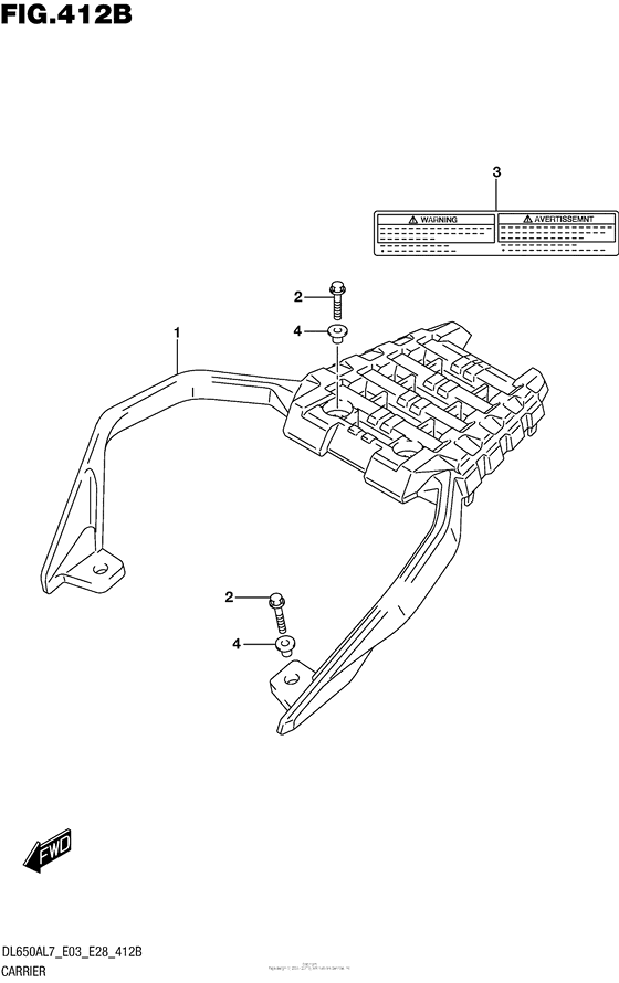 Carrier (Dl650Al7 E28)