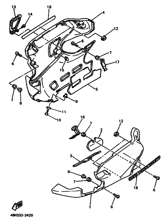 GTS1000A GTS1000AE Cowling comp