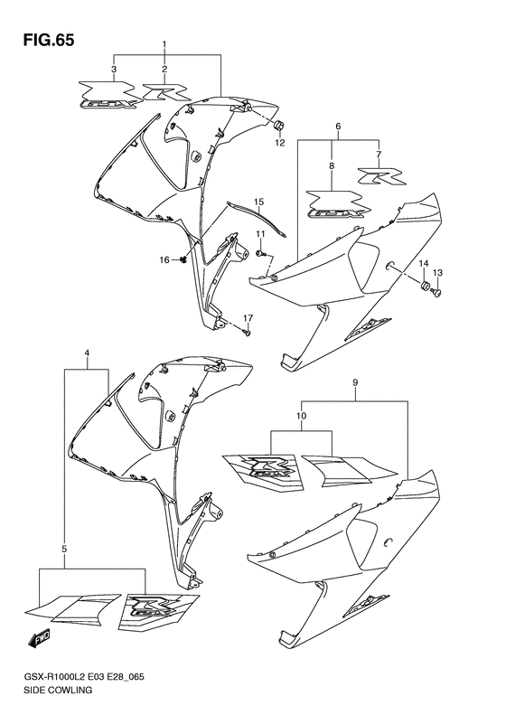 Side cowling