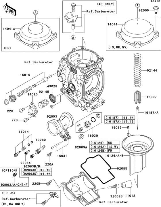 Carburetor parts(1/2)