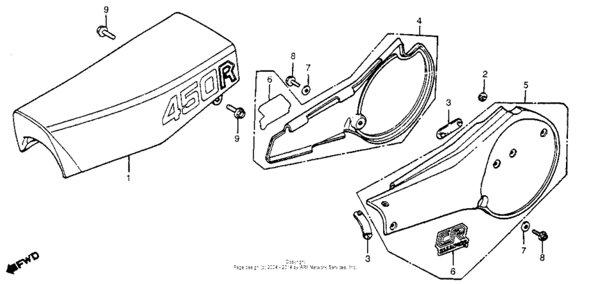 Seat + side cover 81