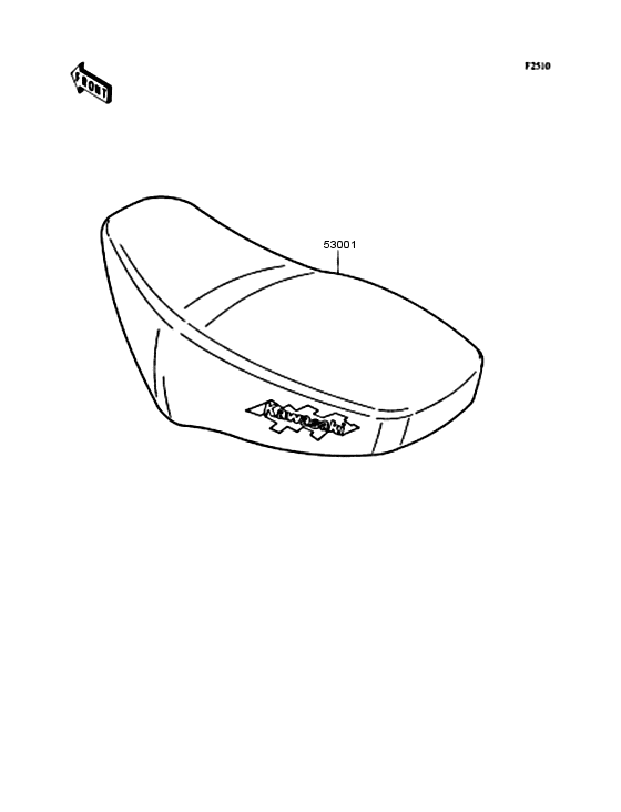 KMX50 Сиденье