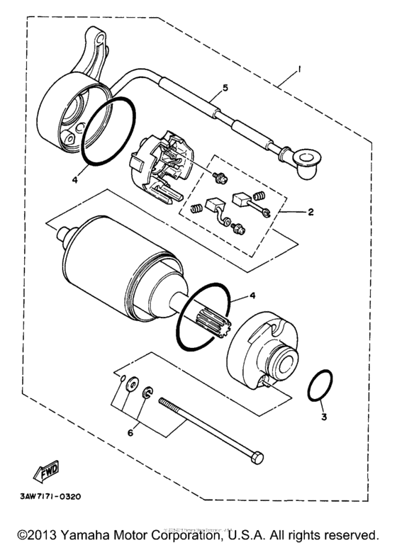 TW200KC Стартер
