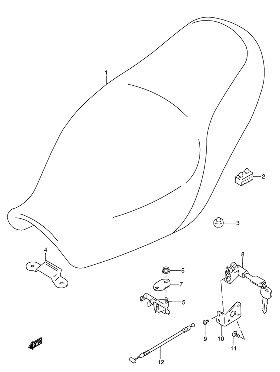 GSX750 Пружина