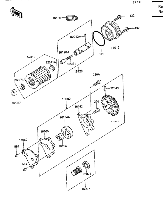 KL650 Маслонасос