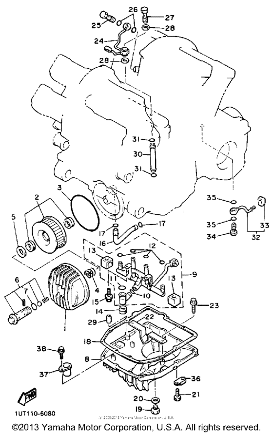 XVZ13U Маслянный фильтр