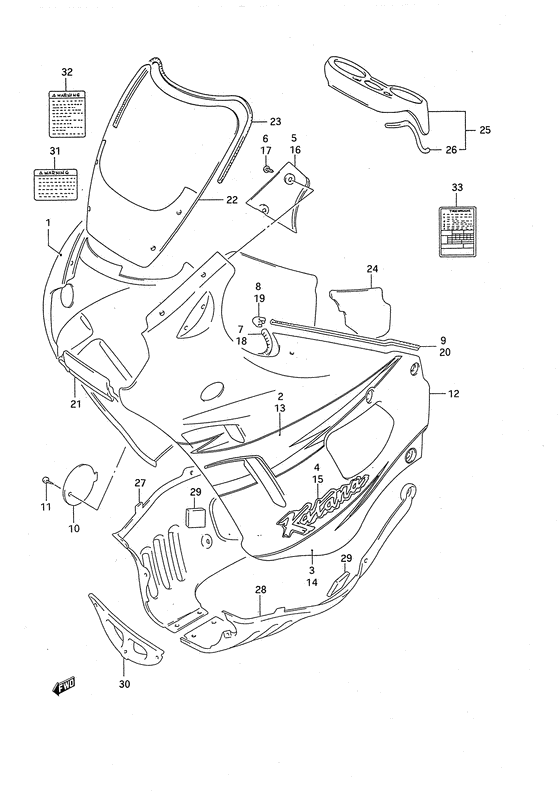 Cowling body