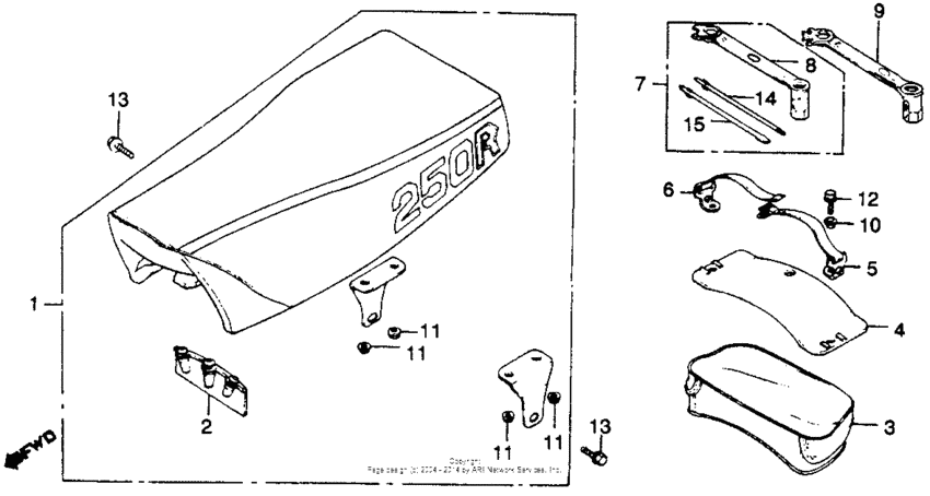 Seat + tools