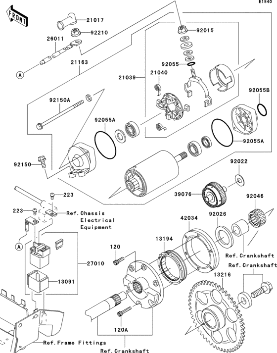 VN1500 Стартер