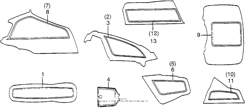 GL1200L Gl1200l stripe 85